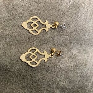 Elegant Gold Dangle Earrings